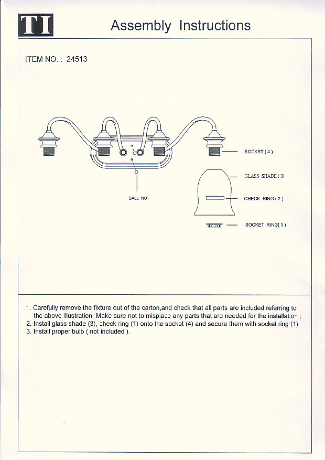 Triarch 25413 manual 