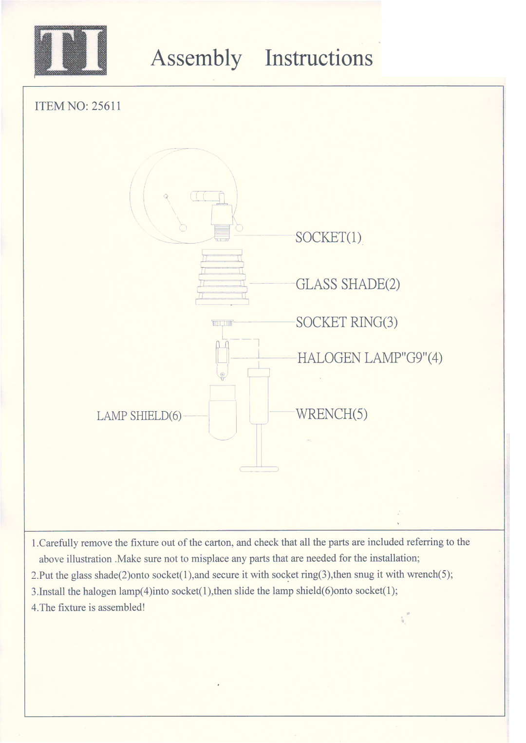 Triarch 25611 manual 