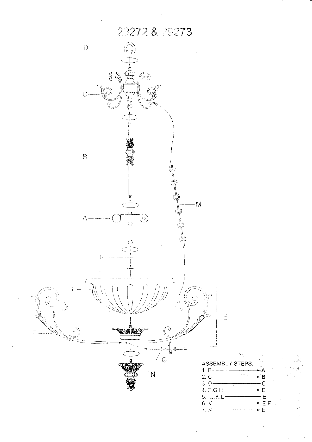 Triarch 29273, 29272 manual 