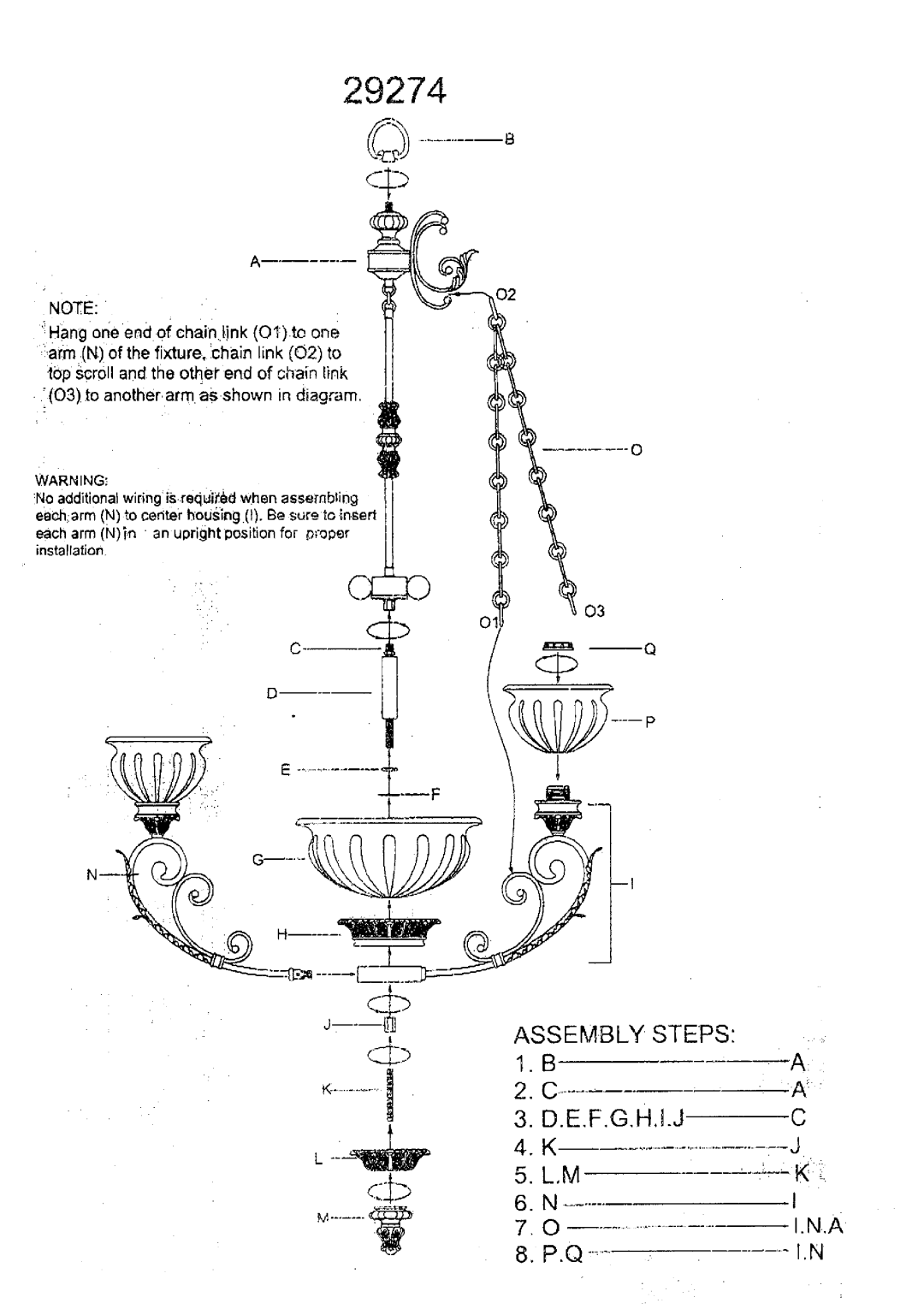 Triarch 29274 manual 