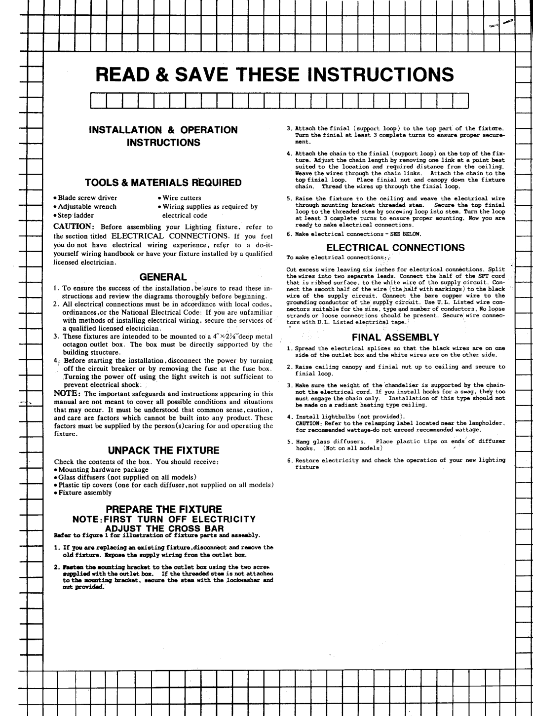 Triarch 29323 manual 