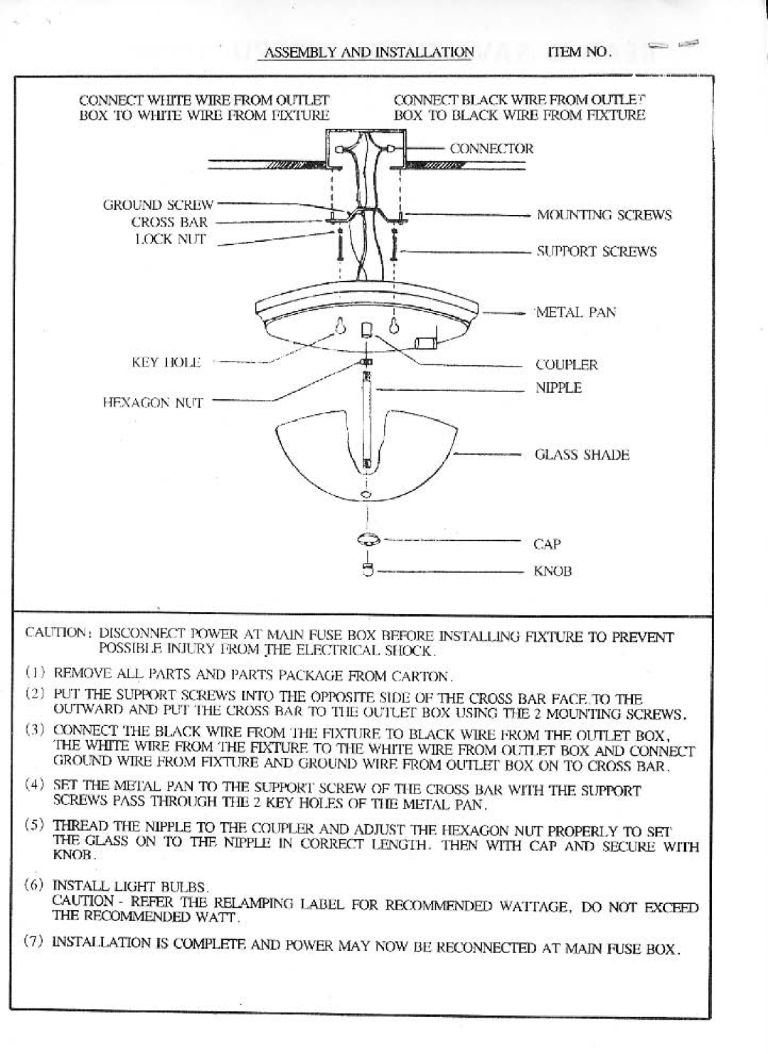 Triarch 29326-16 manual 