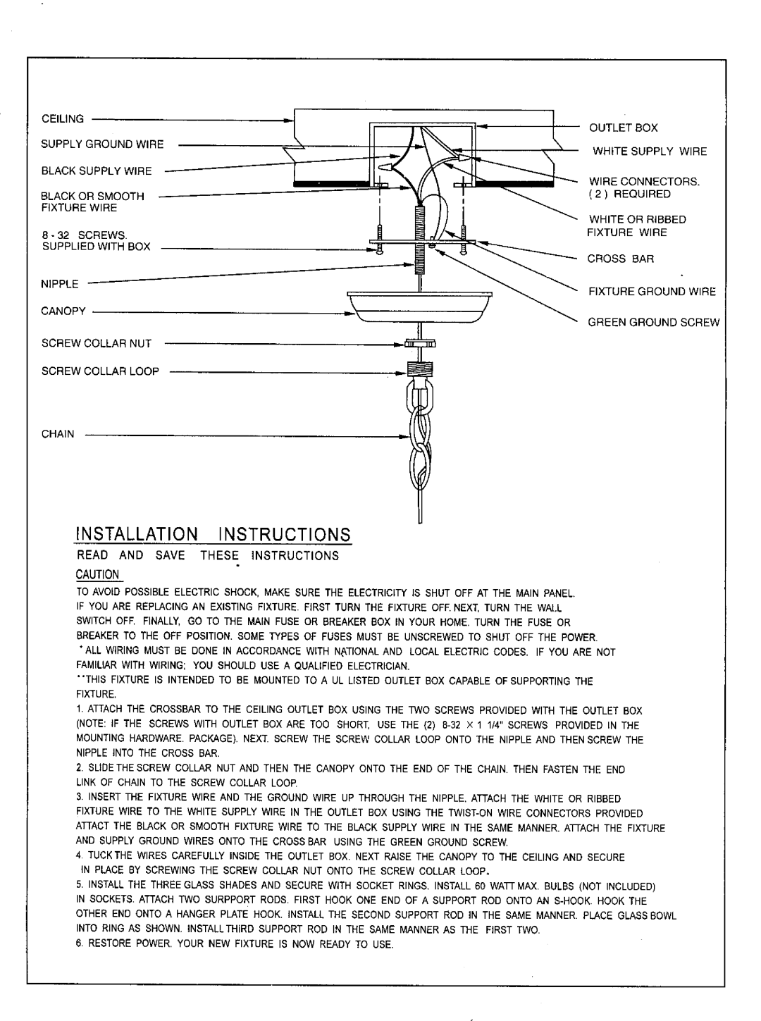 Triarch 29466, 29462 manual 