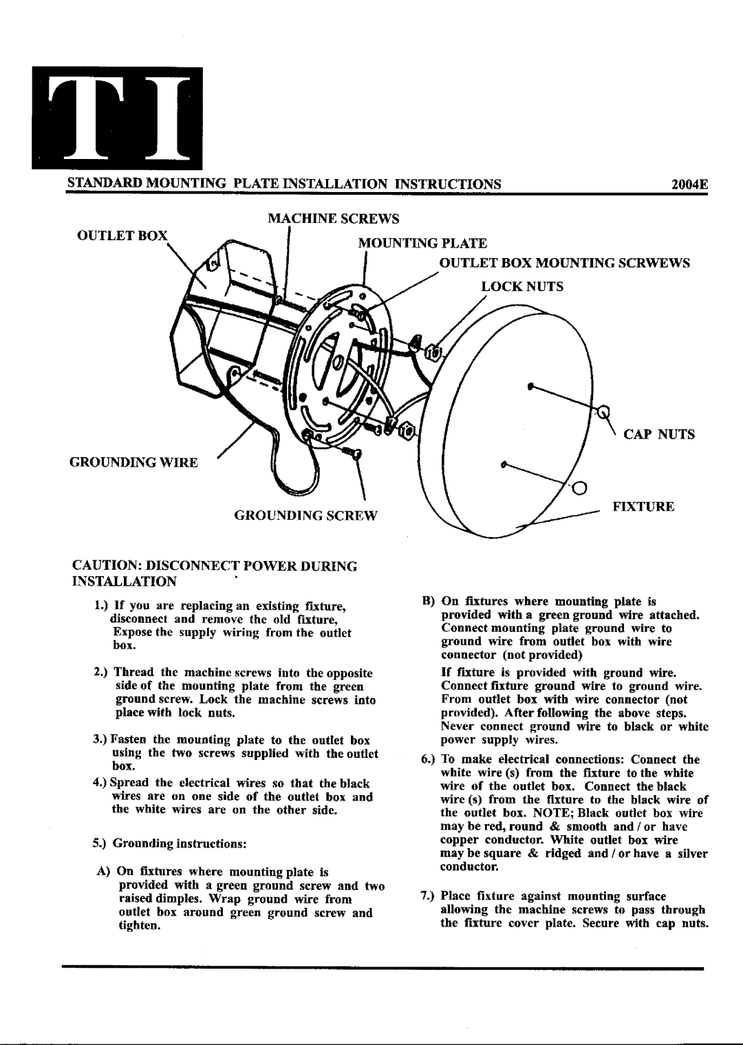 Triarch 31400/1 manual 