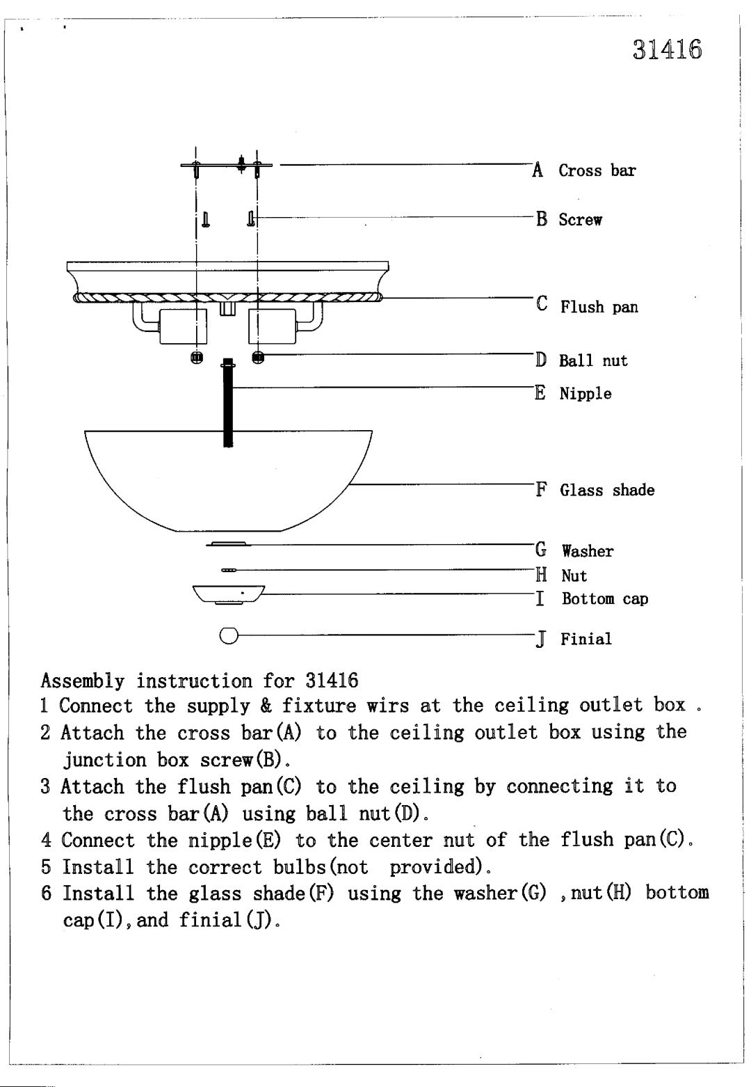 Triarch 31416 manual 