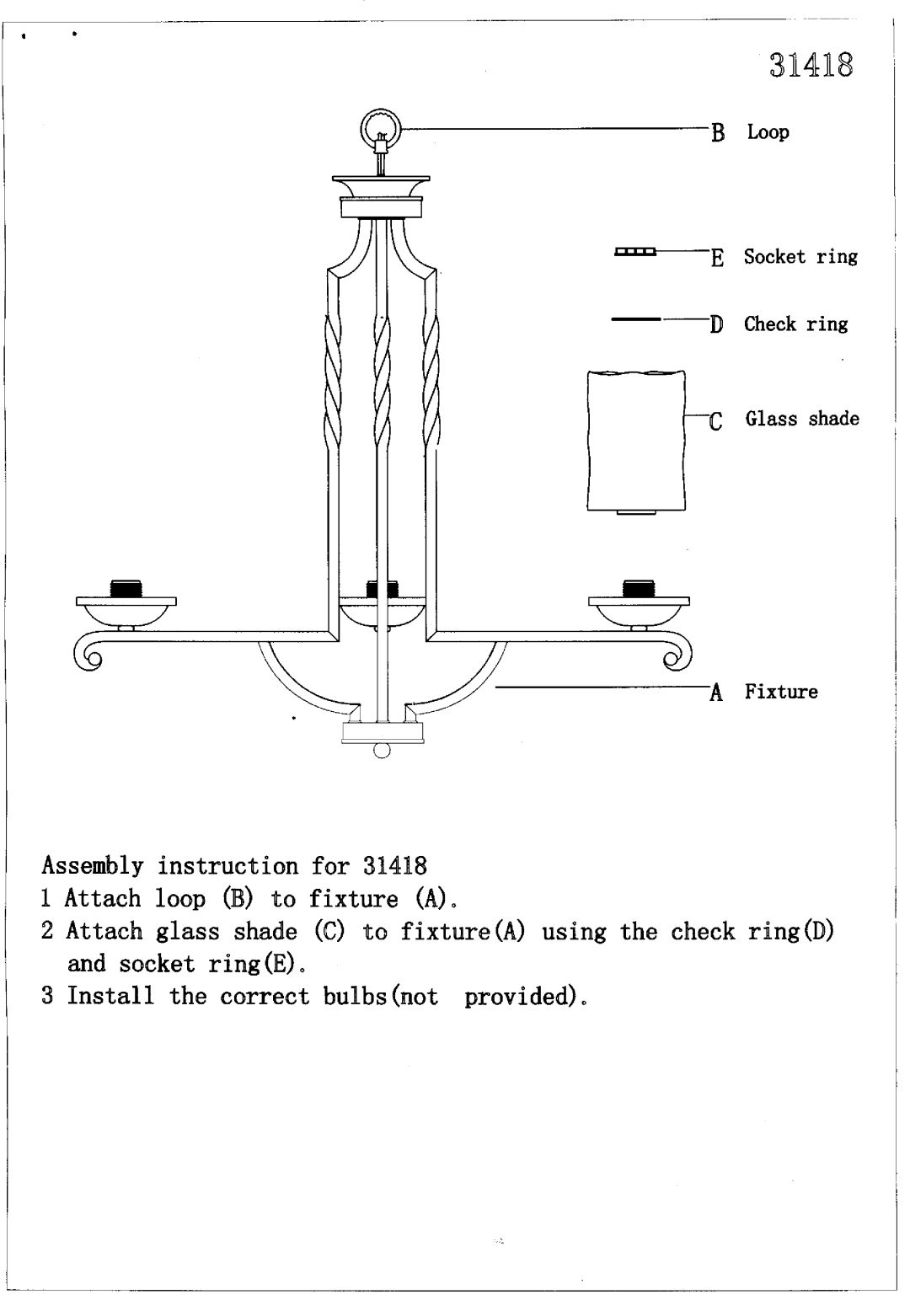 Triarch 31418 manual 