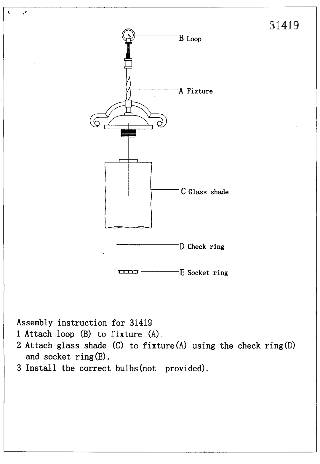 Triarch 31419 manual 