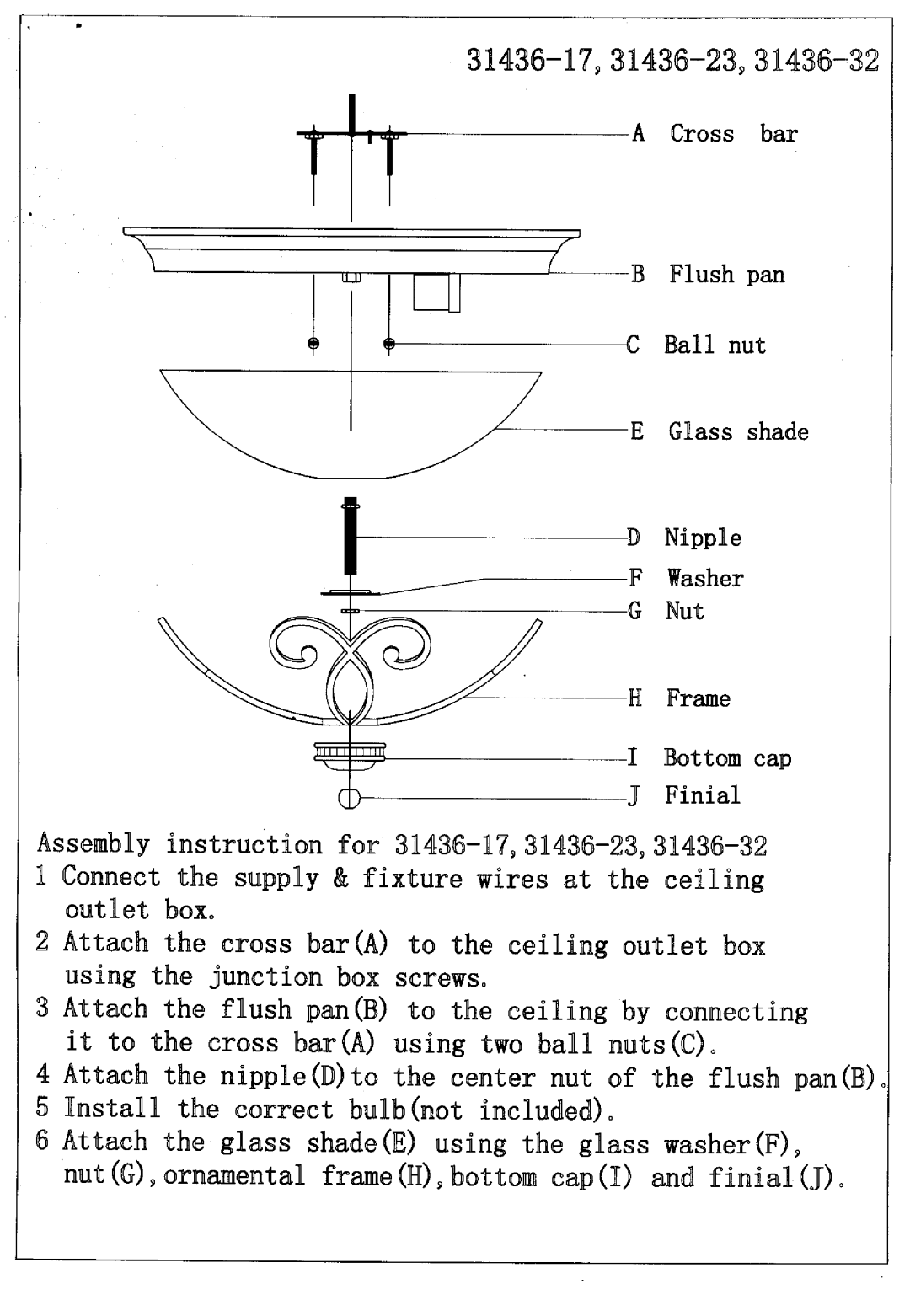 Triarch 31436-17, 31436-32 manual 