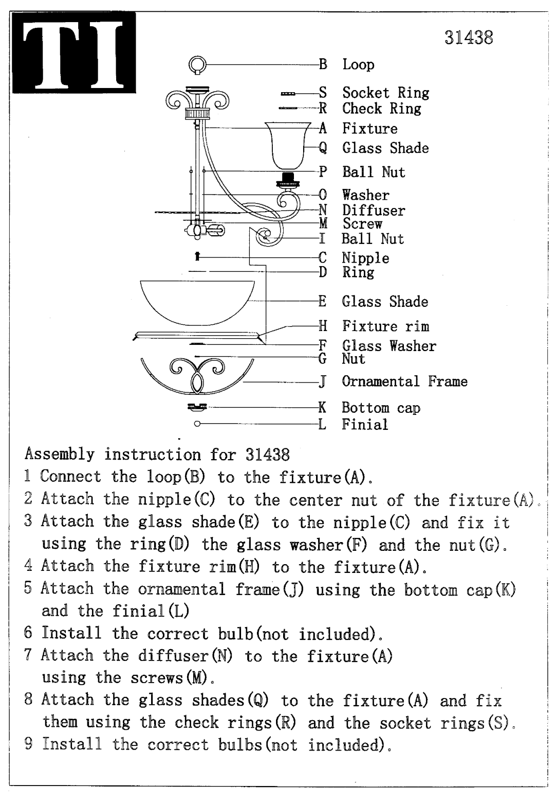 Triarch 31438 manual 