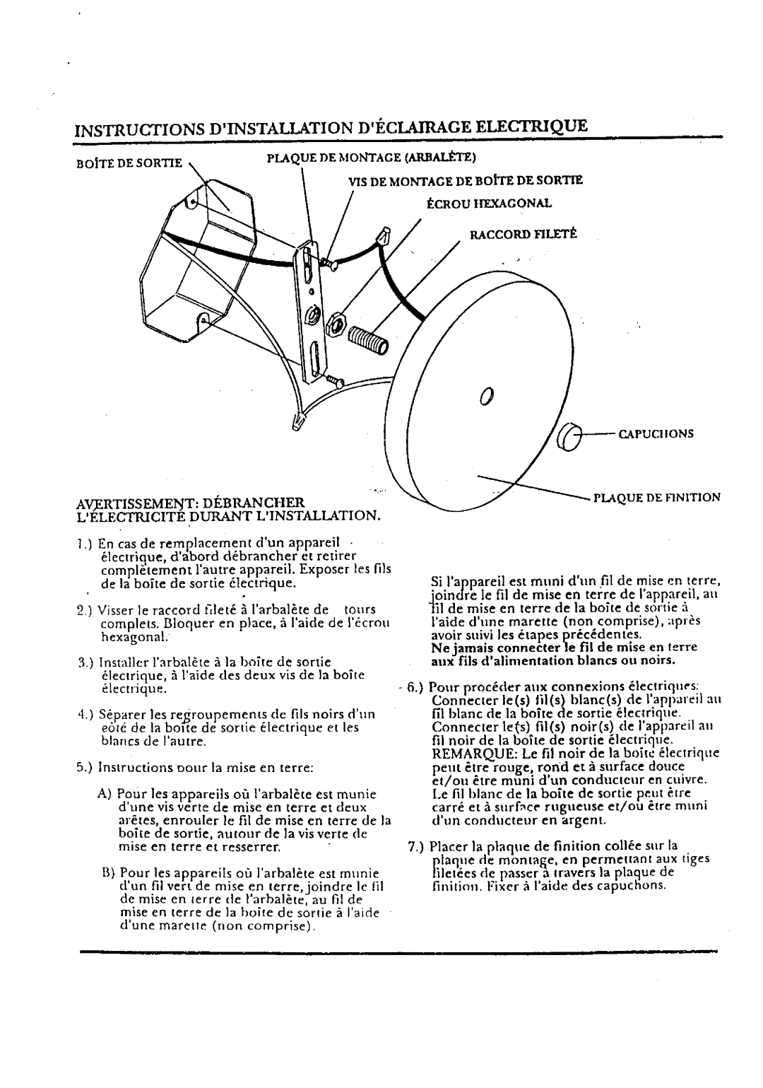 Triarch 31440/1 manual 