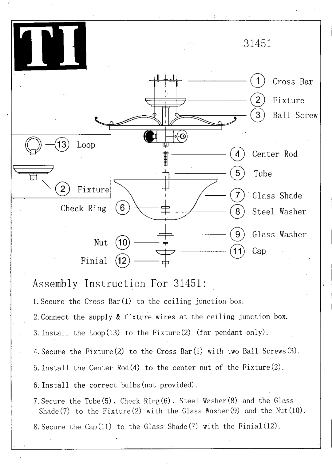 Triarch 31451 manual 