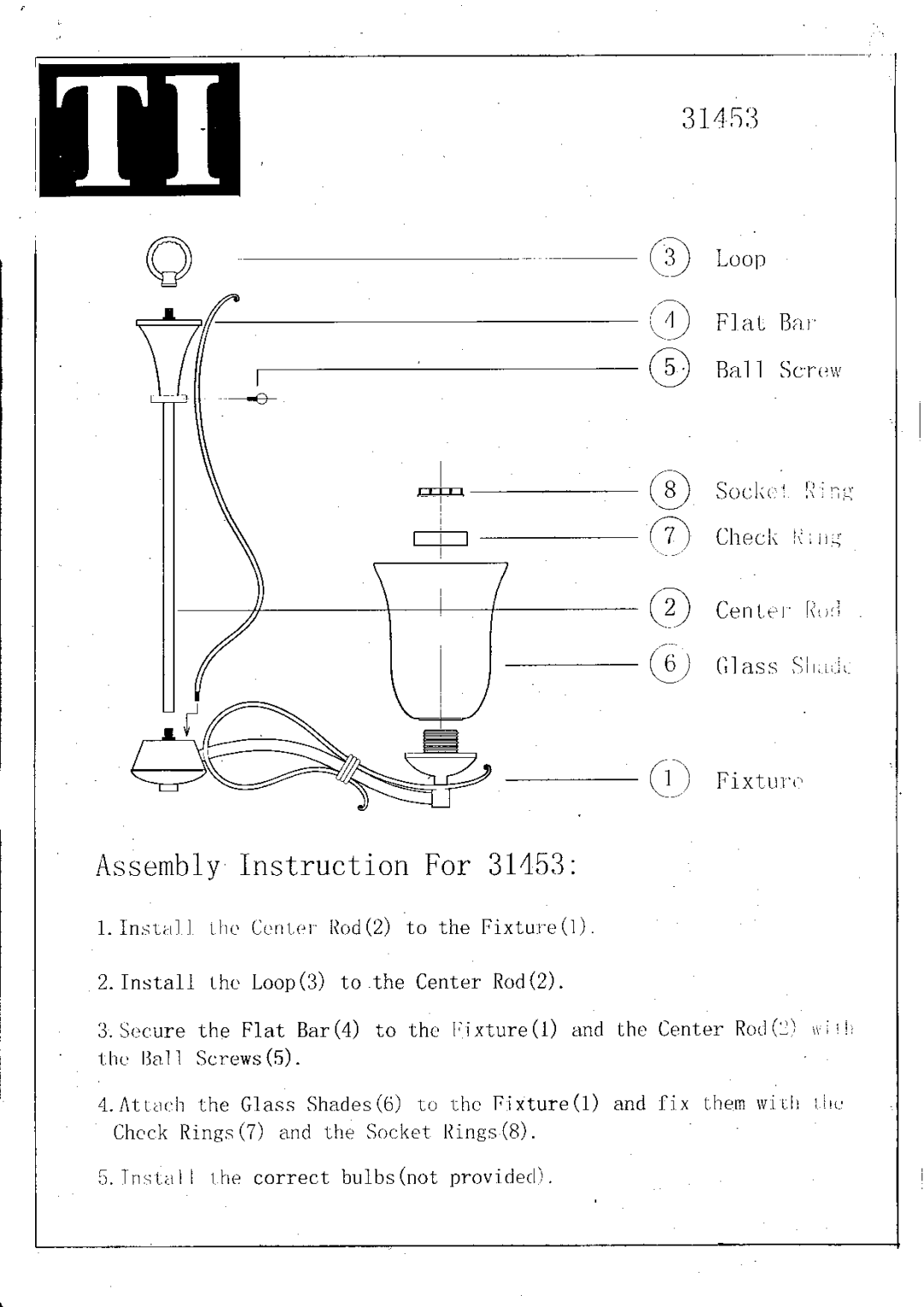 Triarch 31453 manual 