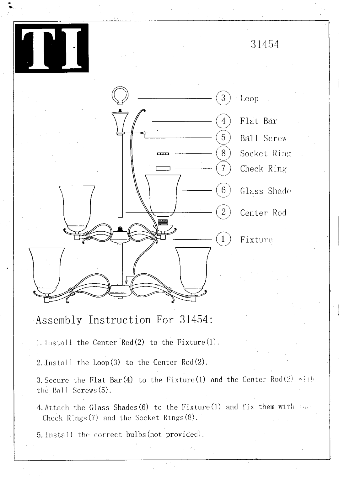 Triarch 31454 manual 