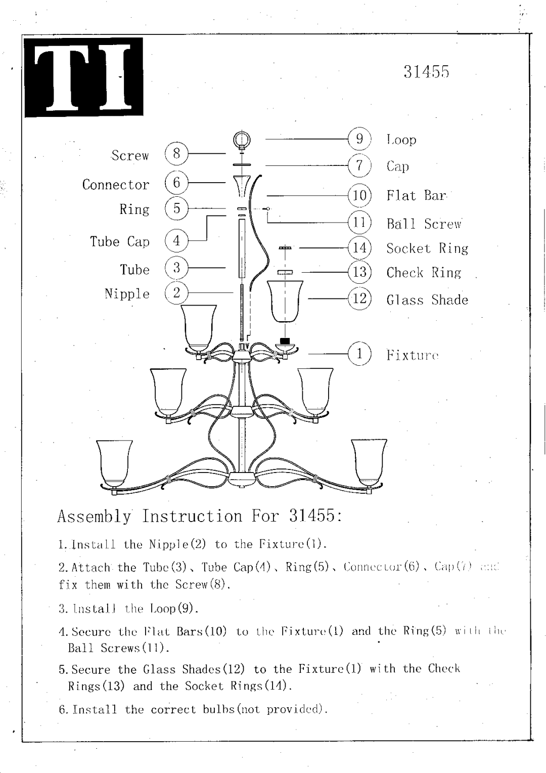 Triarch 31455 manual 