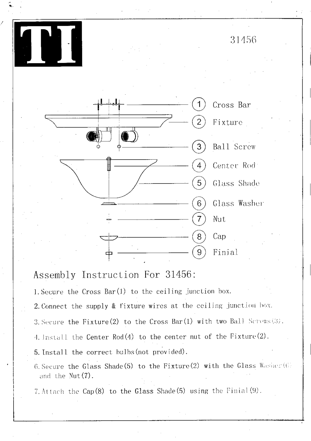 Triarch 31456 manual 