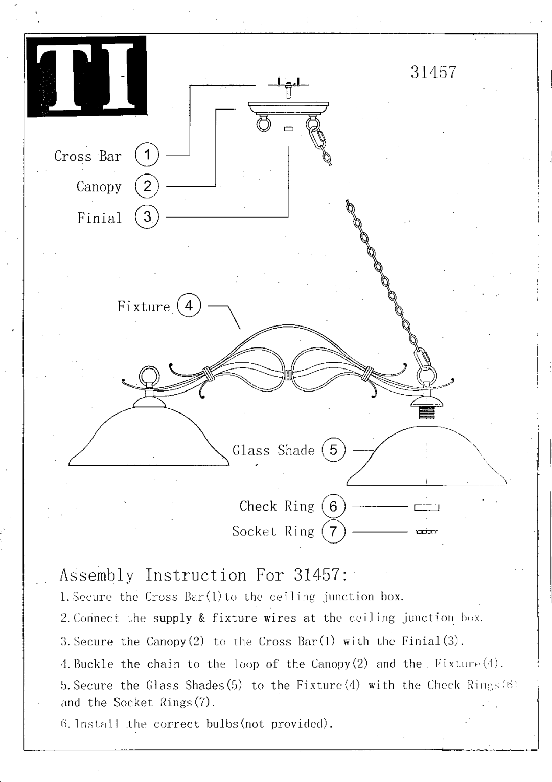 Triarch 31457 manual 