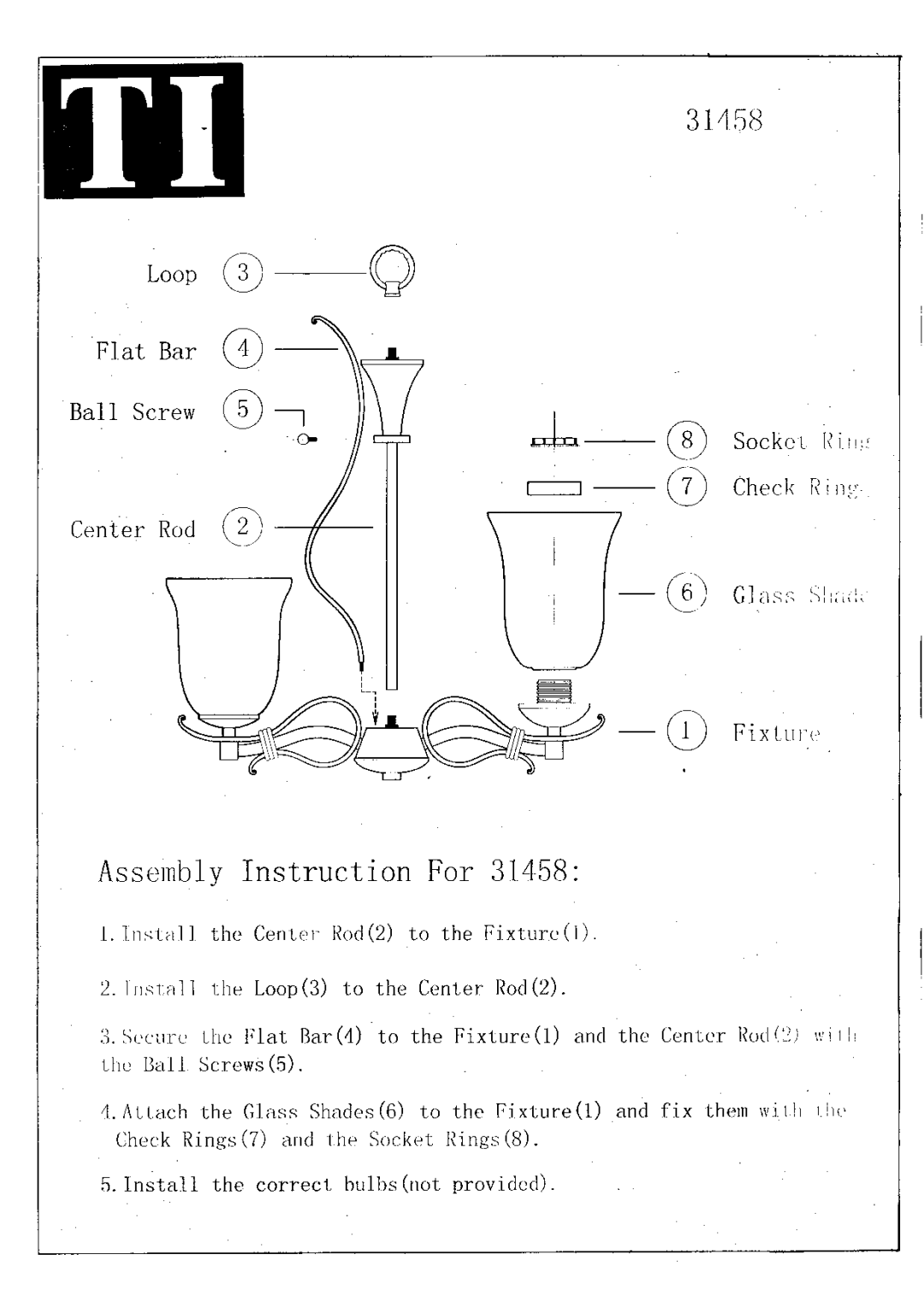 Triarch 31458 manual 