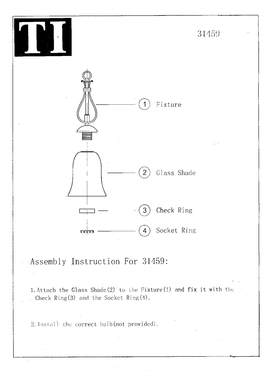 Triarch 31459 manual 