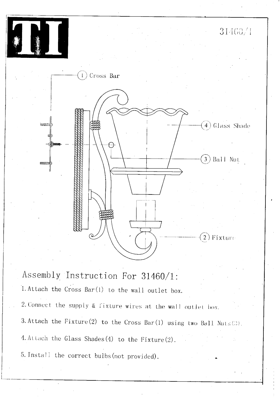 Triarch 31460/1 manual 