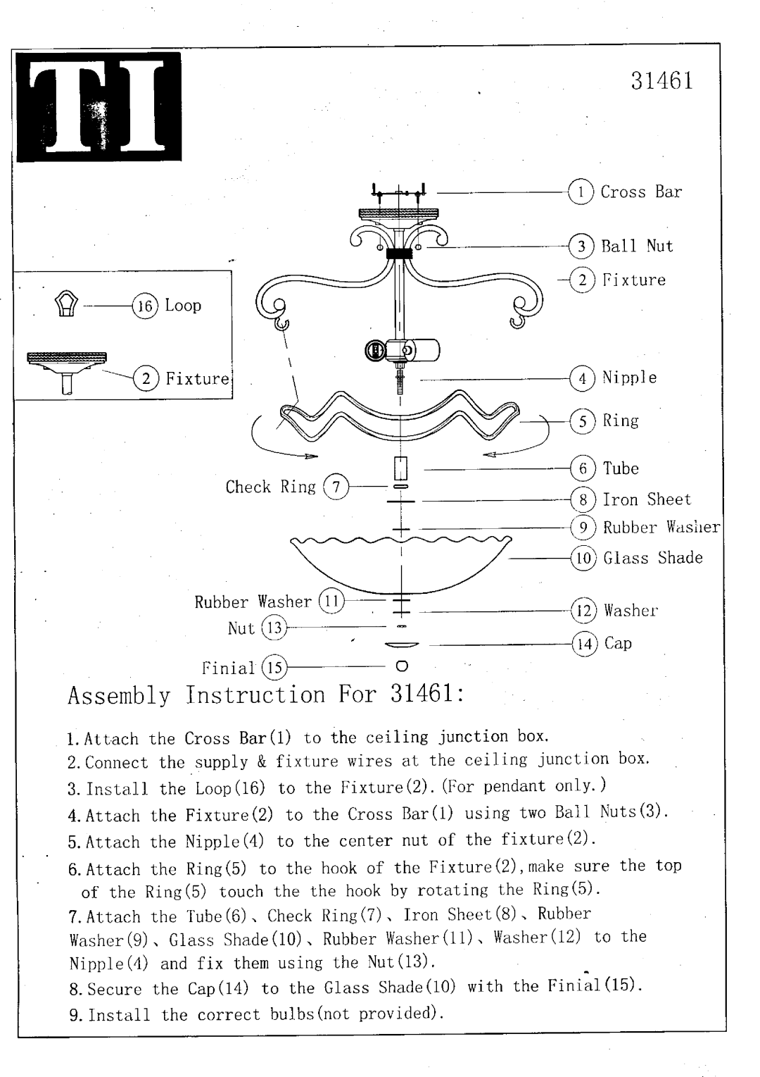 Triarch 31461 manual 