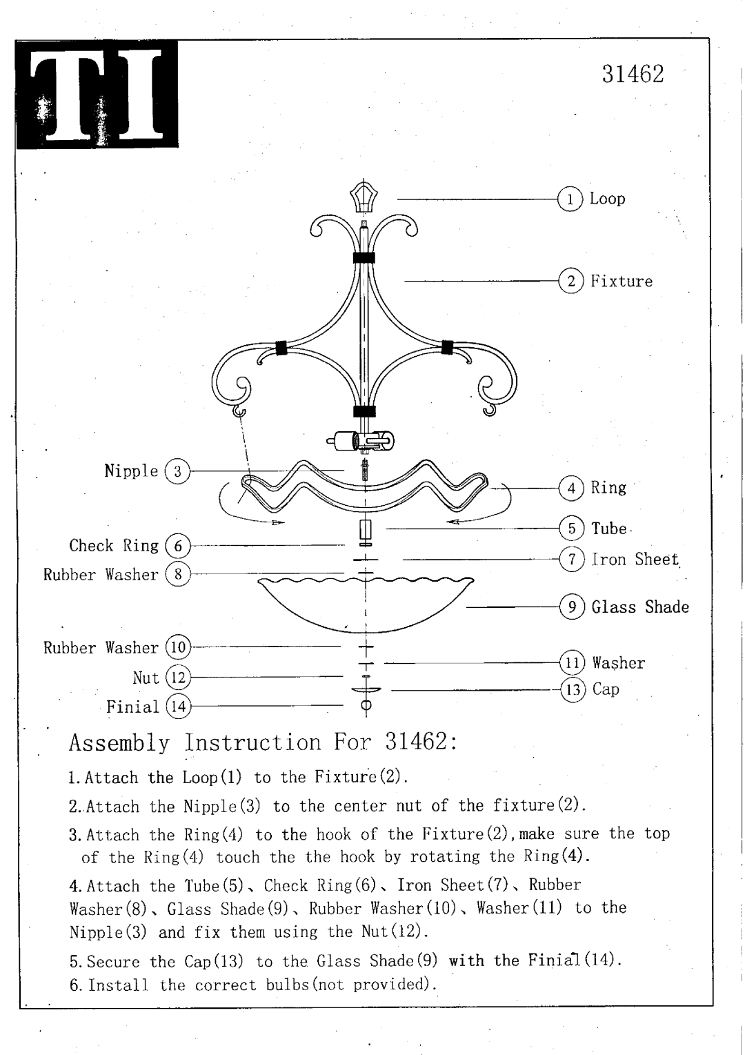 Triarch 31462 manual 