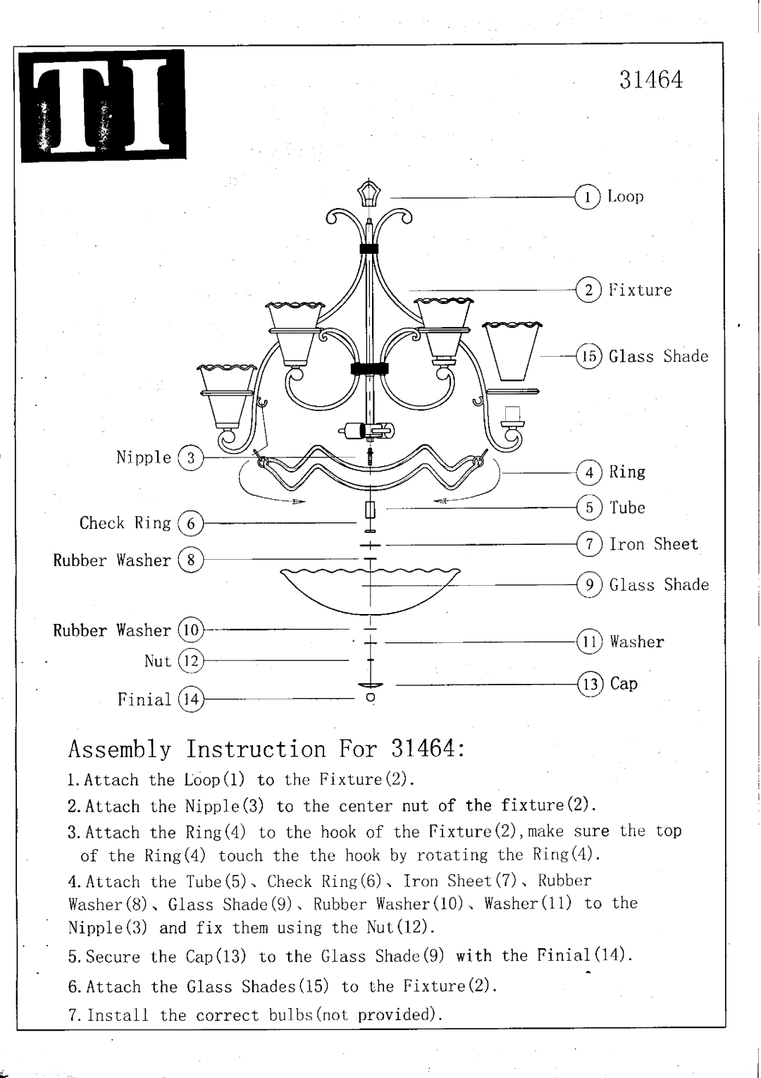 Triarch 31464 manual 