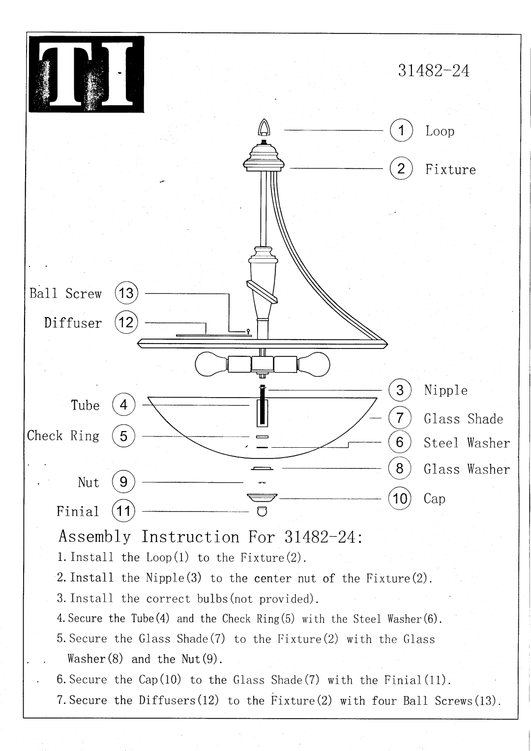 Triarch 31482-24 manual 