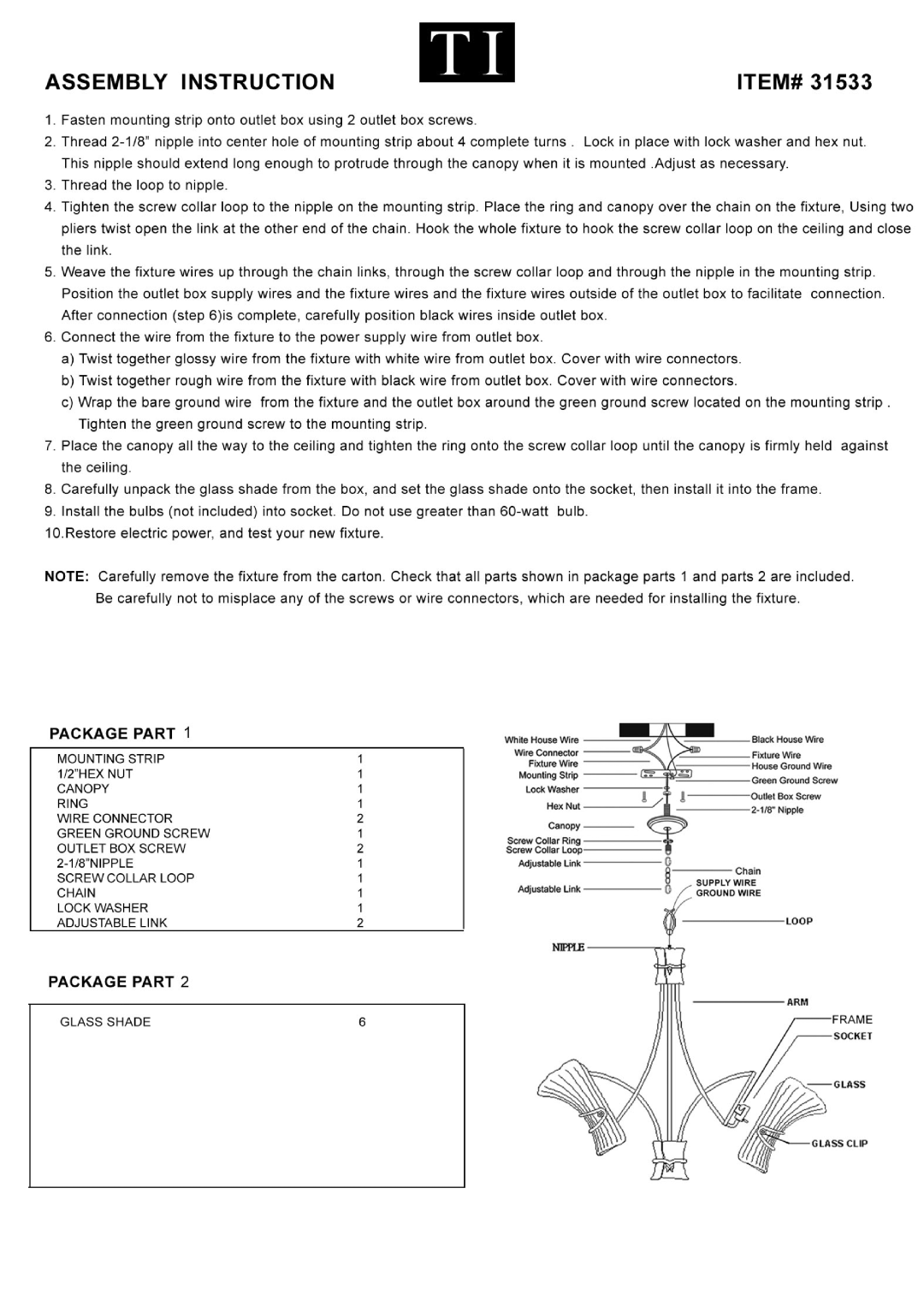 Triarch 31533 manual 