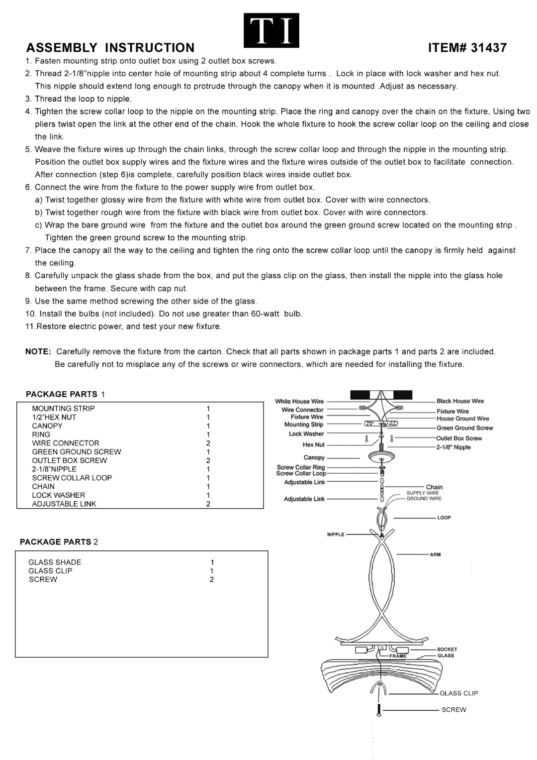 Triarch 31537 manual 