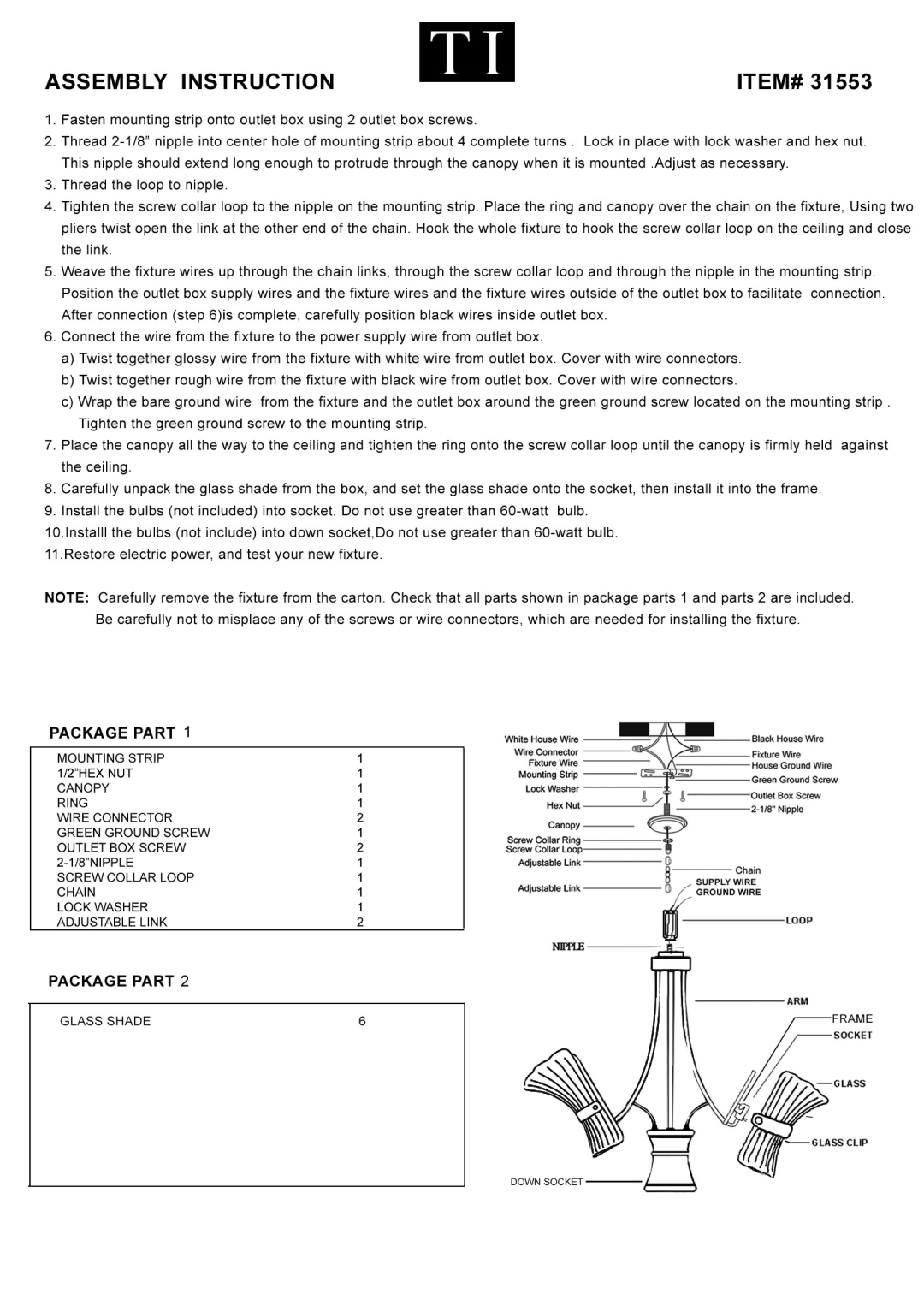 Triarch 31553 manual 