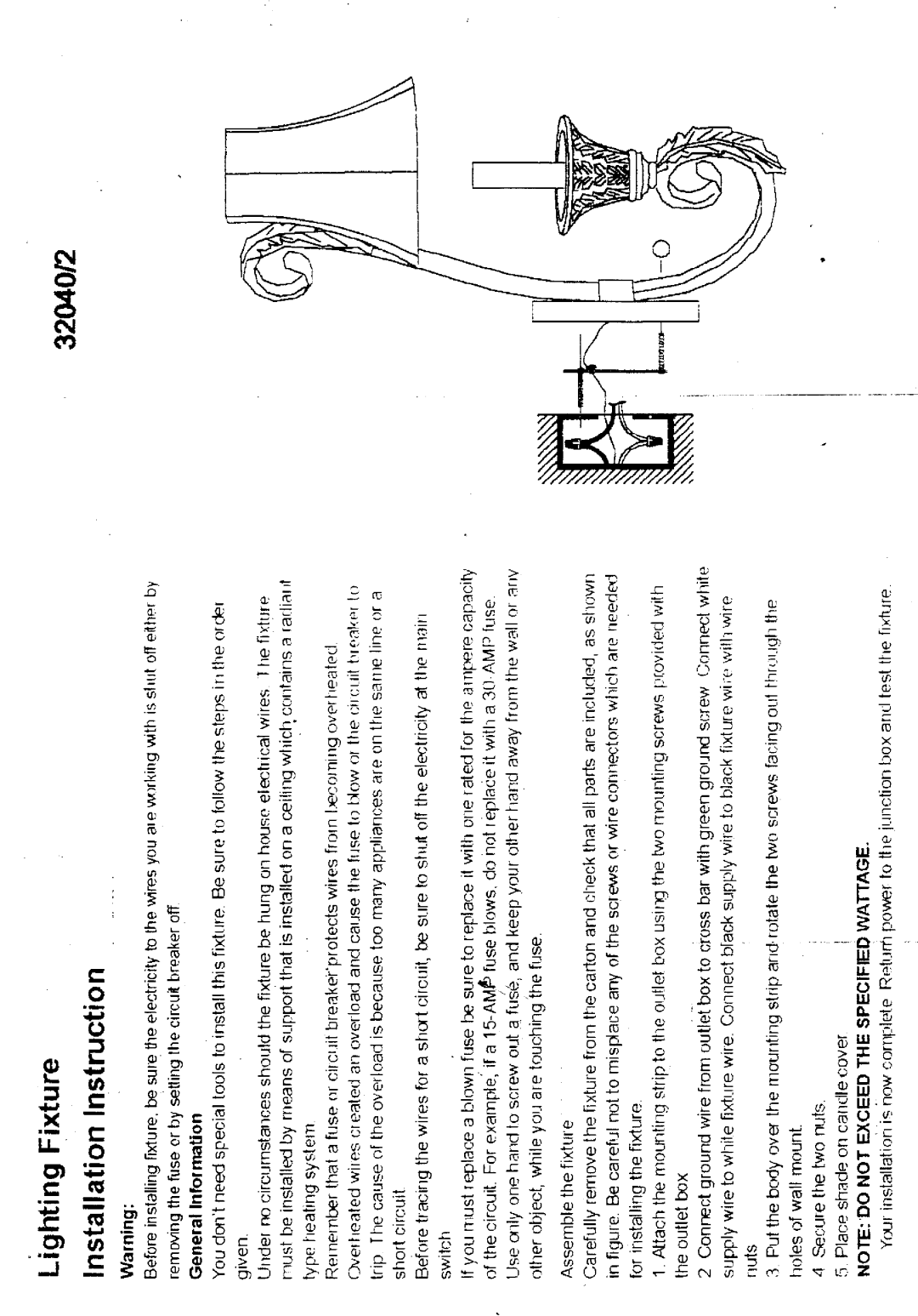 Triarch 32040/2 manual 