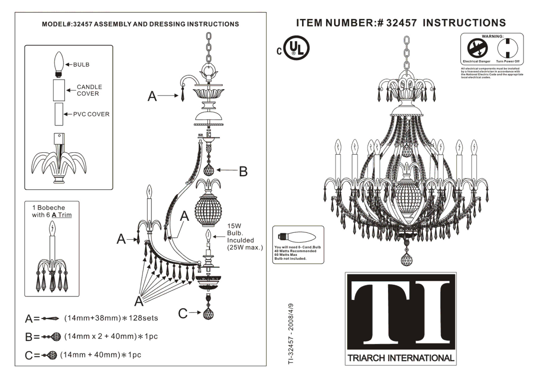 Triarch 32457 manual 