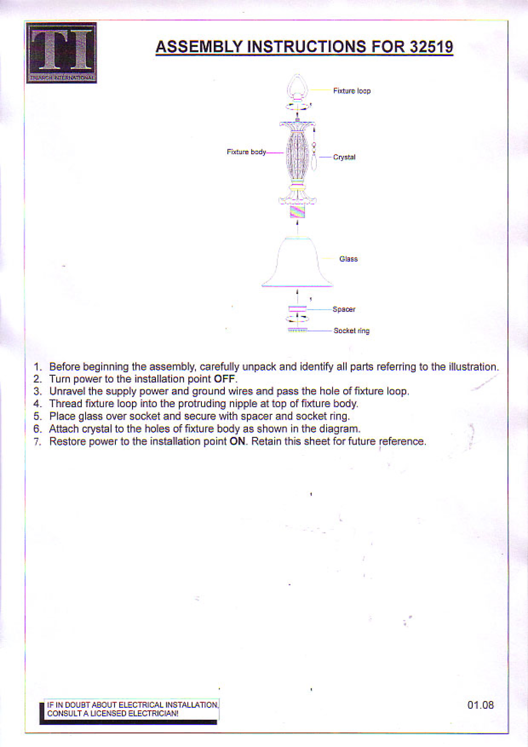 Triarch 32519 manual 