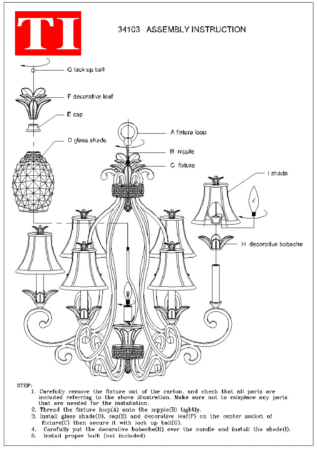 Triarch 34103 manual 