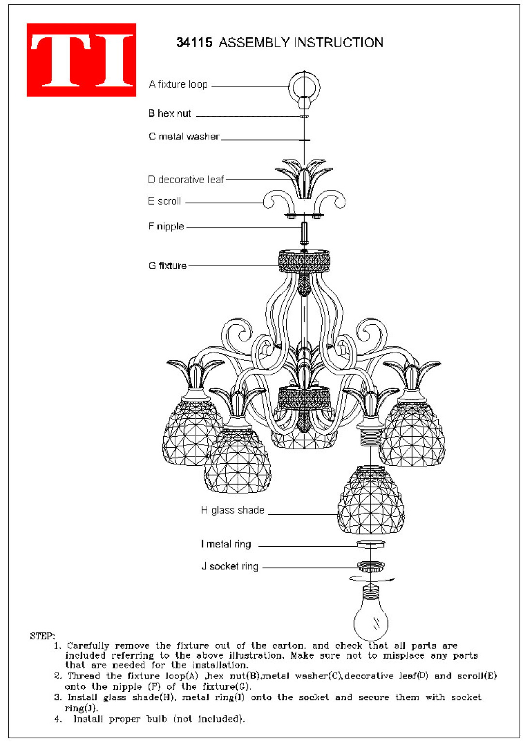 Triarch 34115 manual 