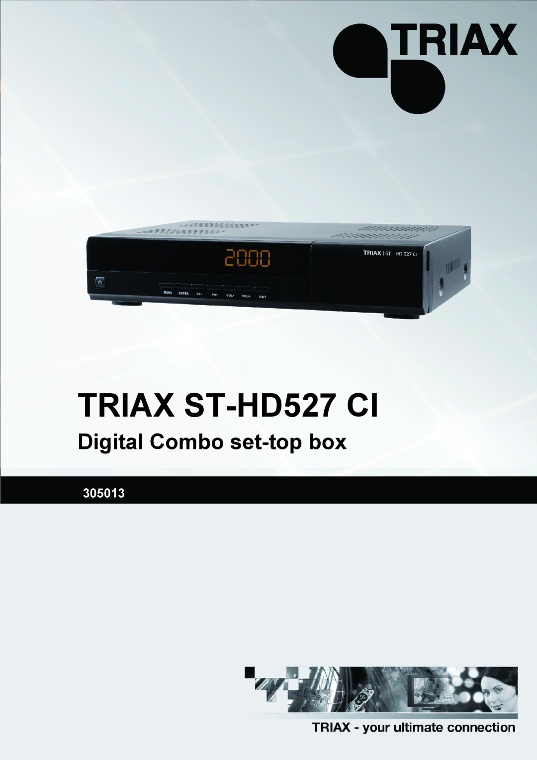 Triax ST-HD527CI manual Triax ST-HD527 CI 