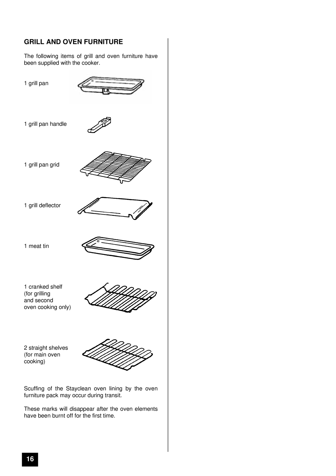 Tricity Bendix BD 912/2 installation instructions Grill and Oven Furniture 