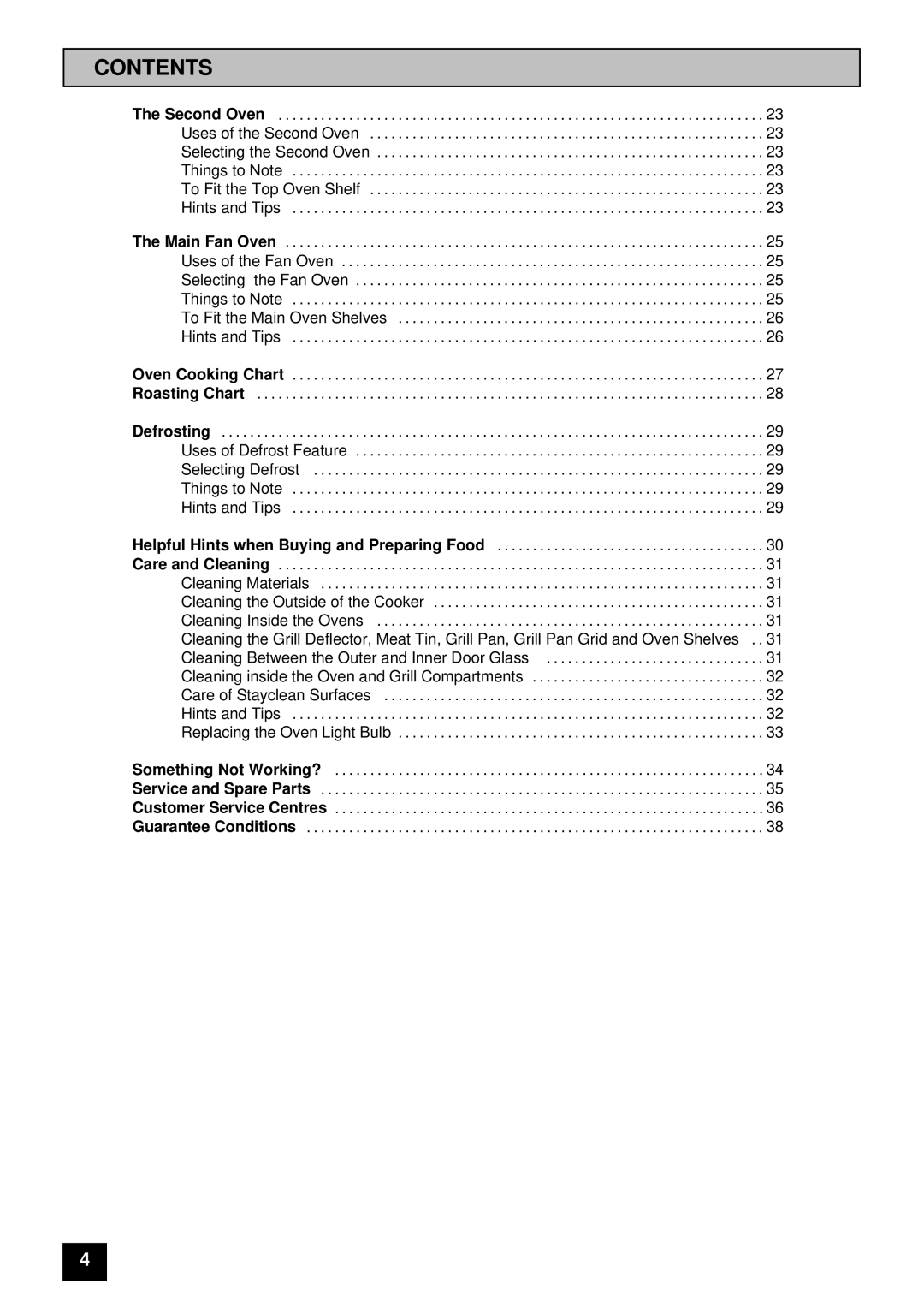 Tricity Bendix BD 912/2 installation instructions Contents 