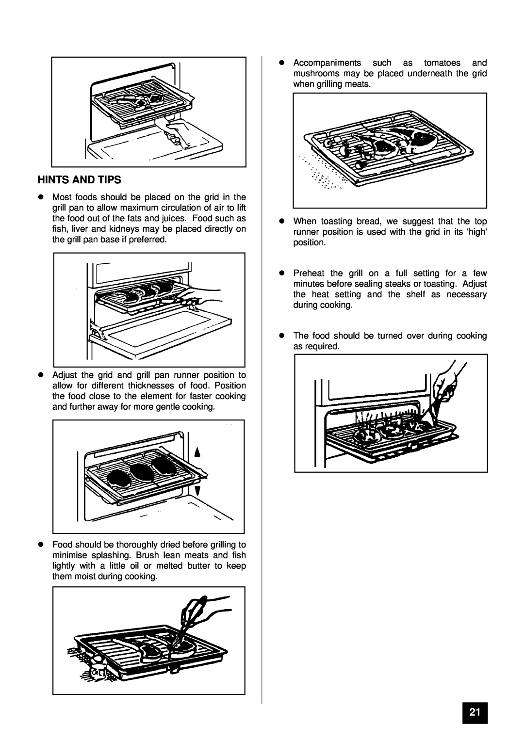 Tricity Bendix BD 912/2 installation instructions lHINTS AND TIPS 