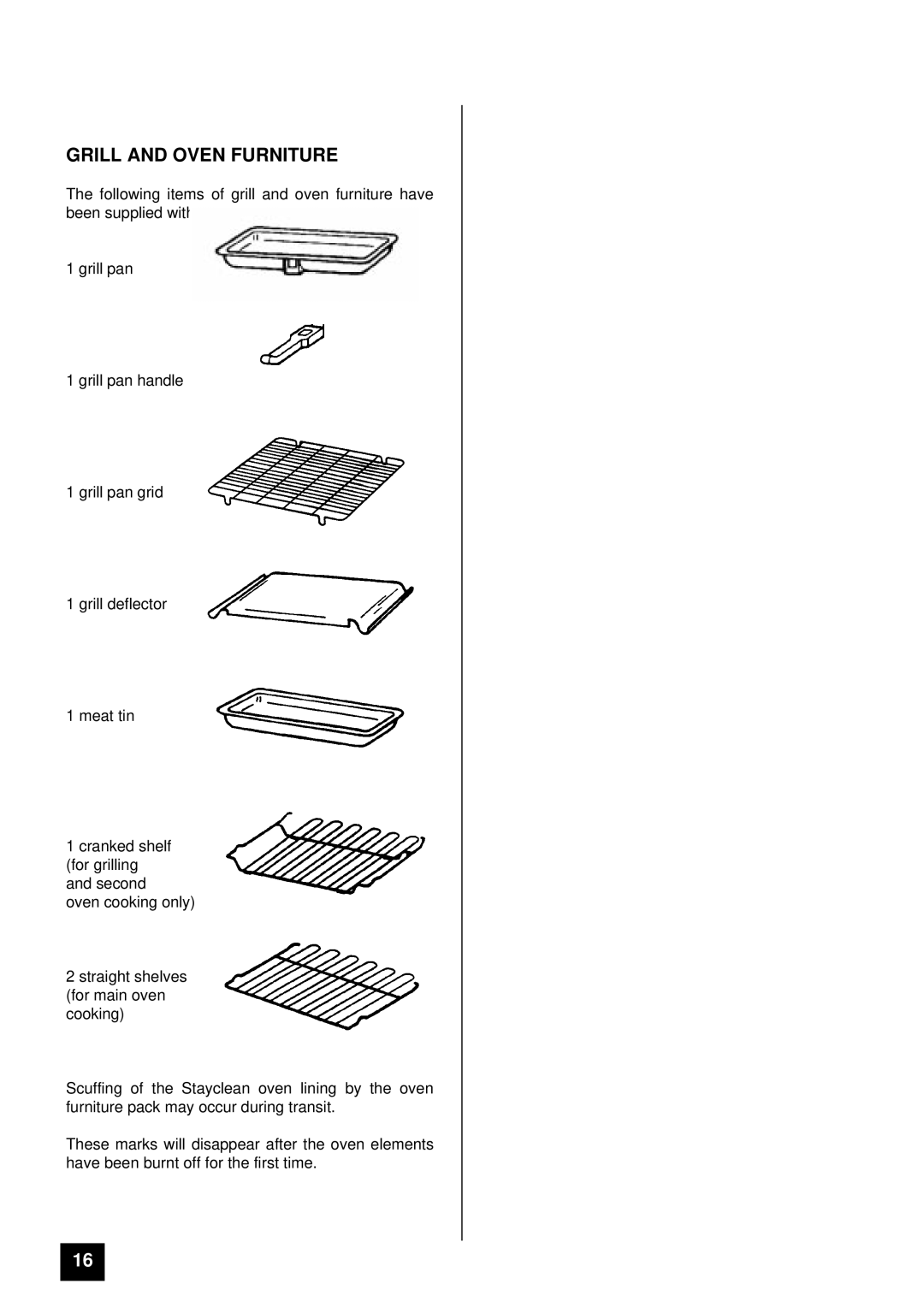 Tricity Bendix BD 913/2 installation instructions Grill and Oven Furniture 