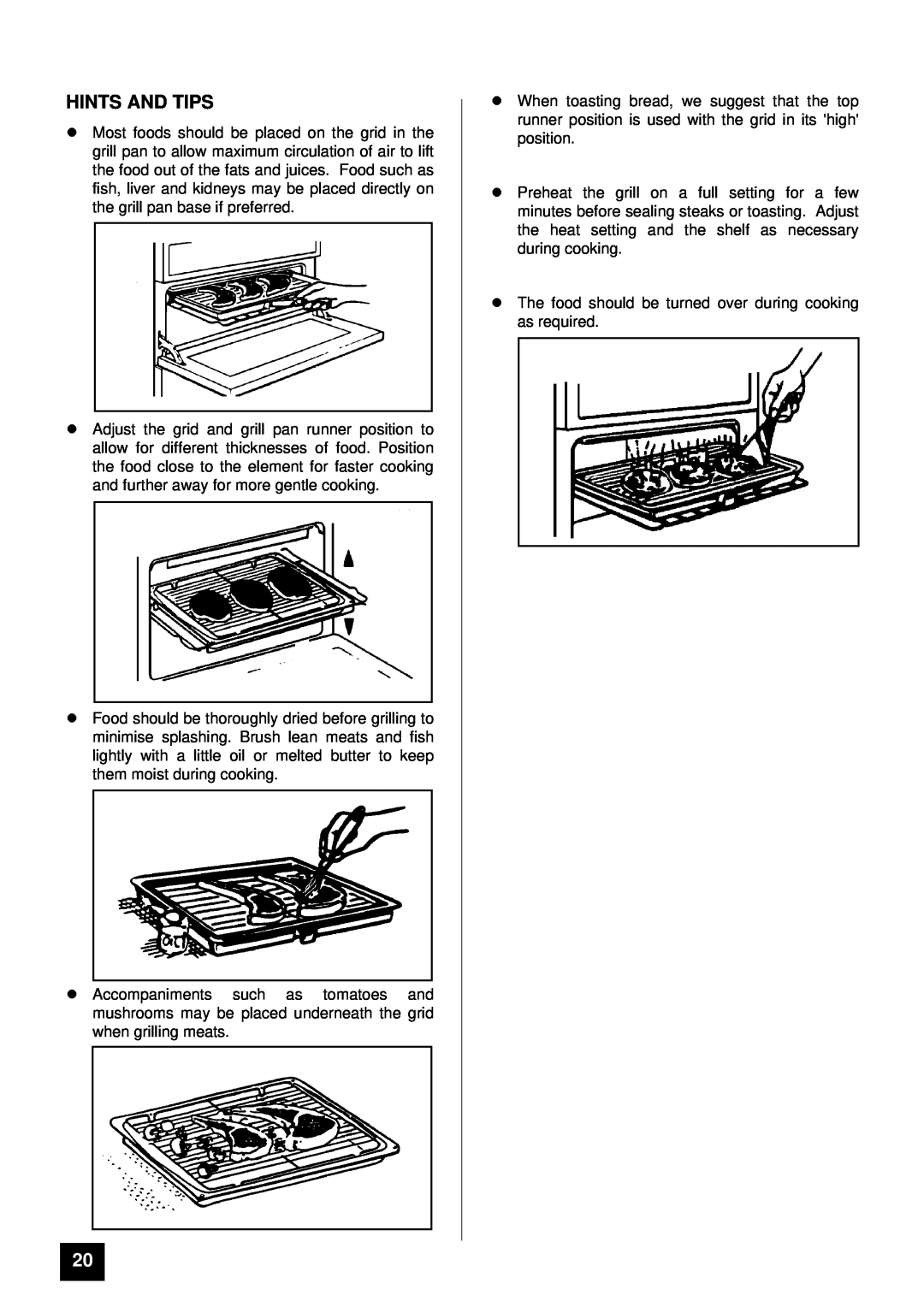 Tricity Bendix BD 985 installation instructions lHINTS AND TIPS 