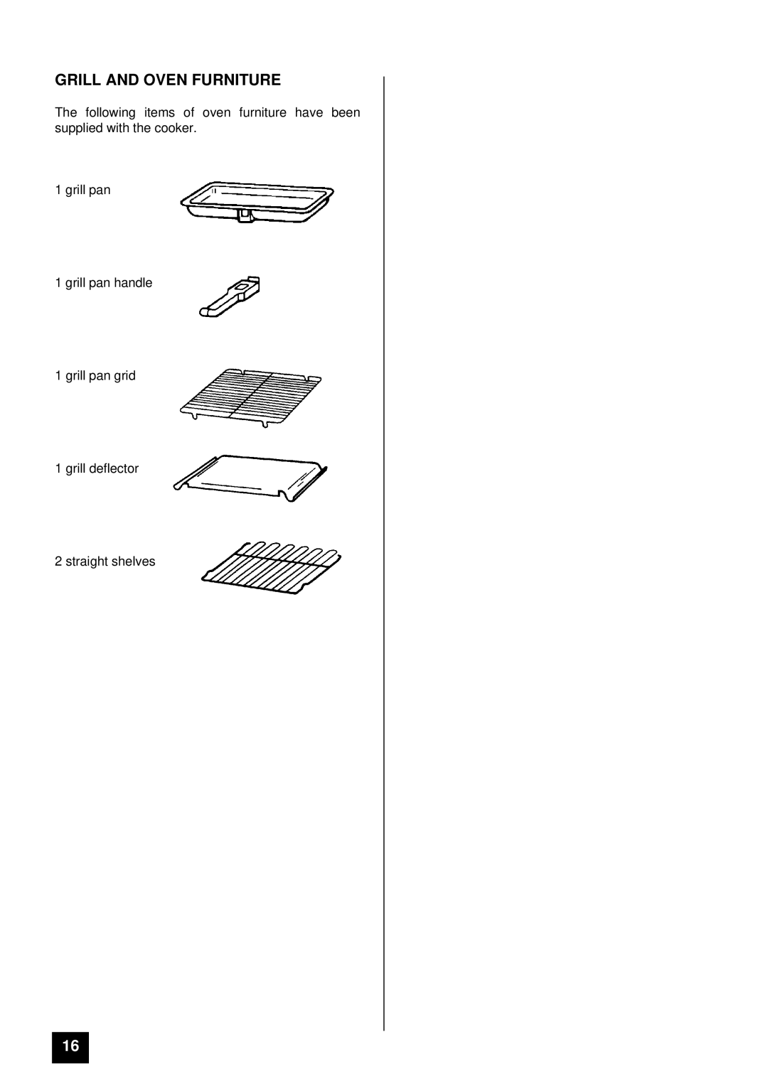 Tricity Bendix BS 600 installation instructions Grill and Oven Furniture 