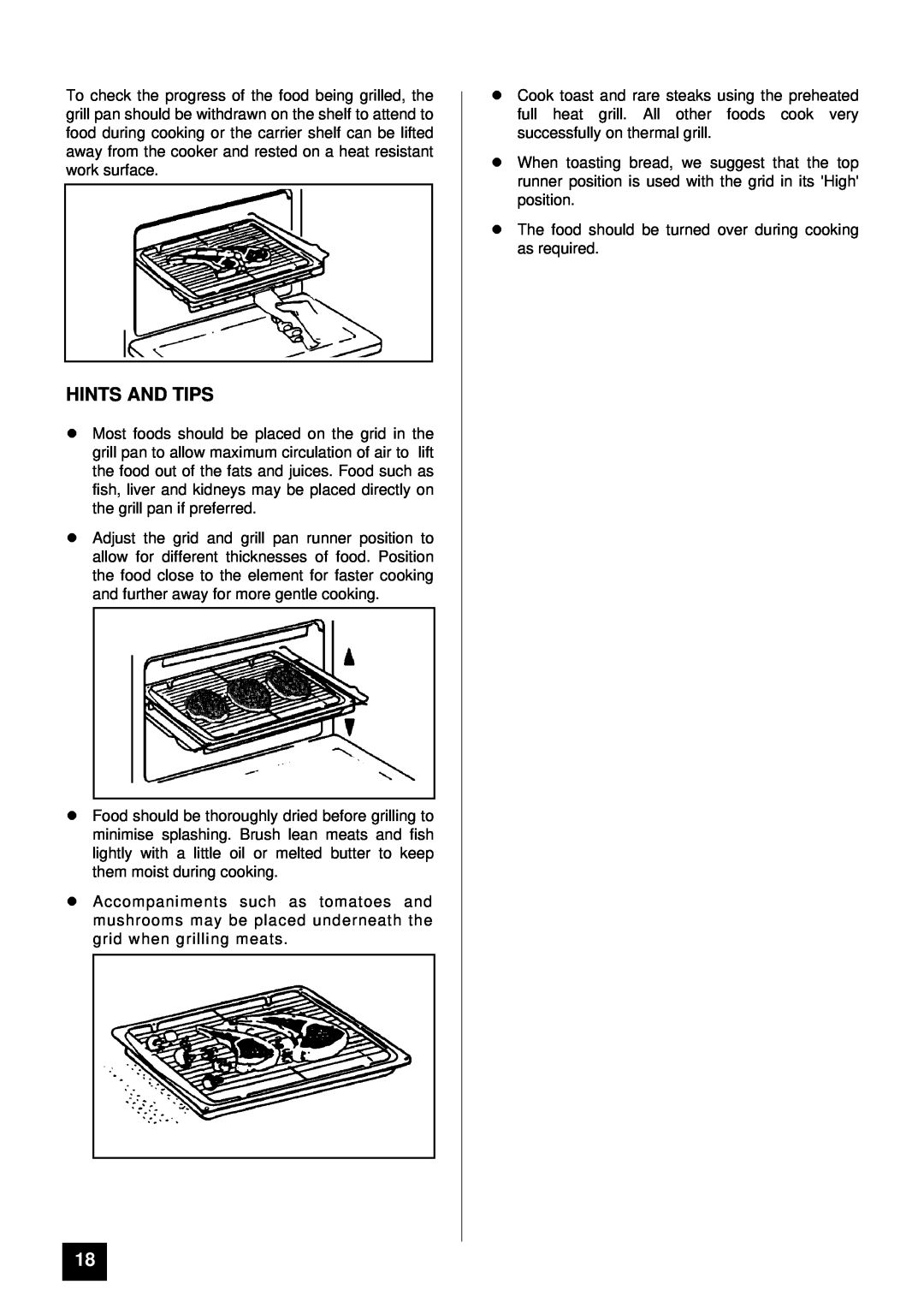 Tricity Bendix BS 600 installation instructions Hints And Tips 