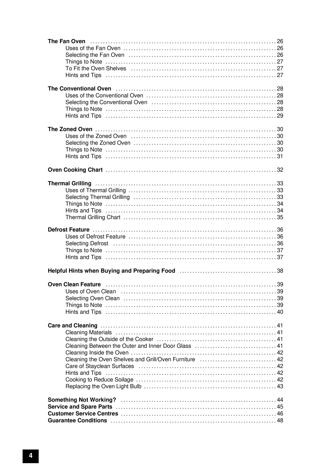 Tricity Bendix BS 631/2 installation instructions Cleaning the Oven Shelves and Grill/Oven Furniture 