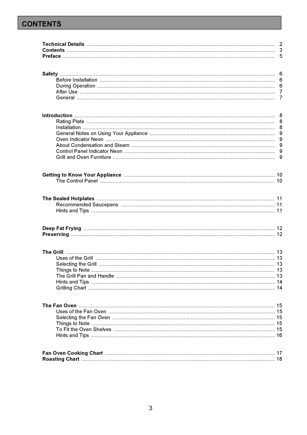 Tricity Bendix CSE327 installation instructions Contents 