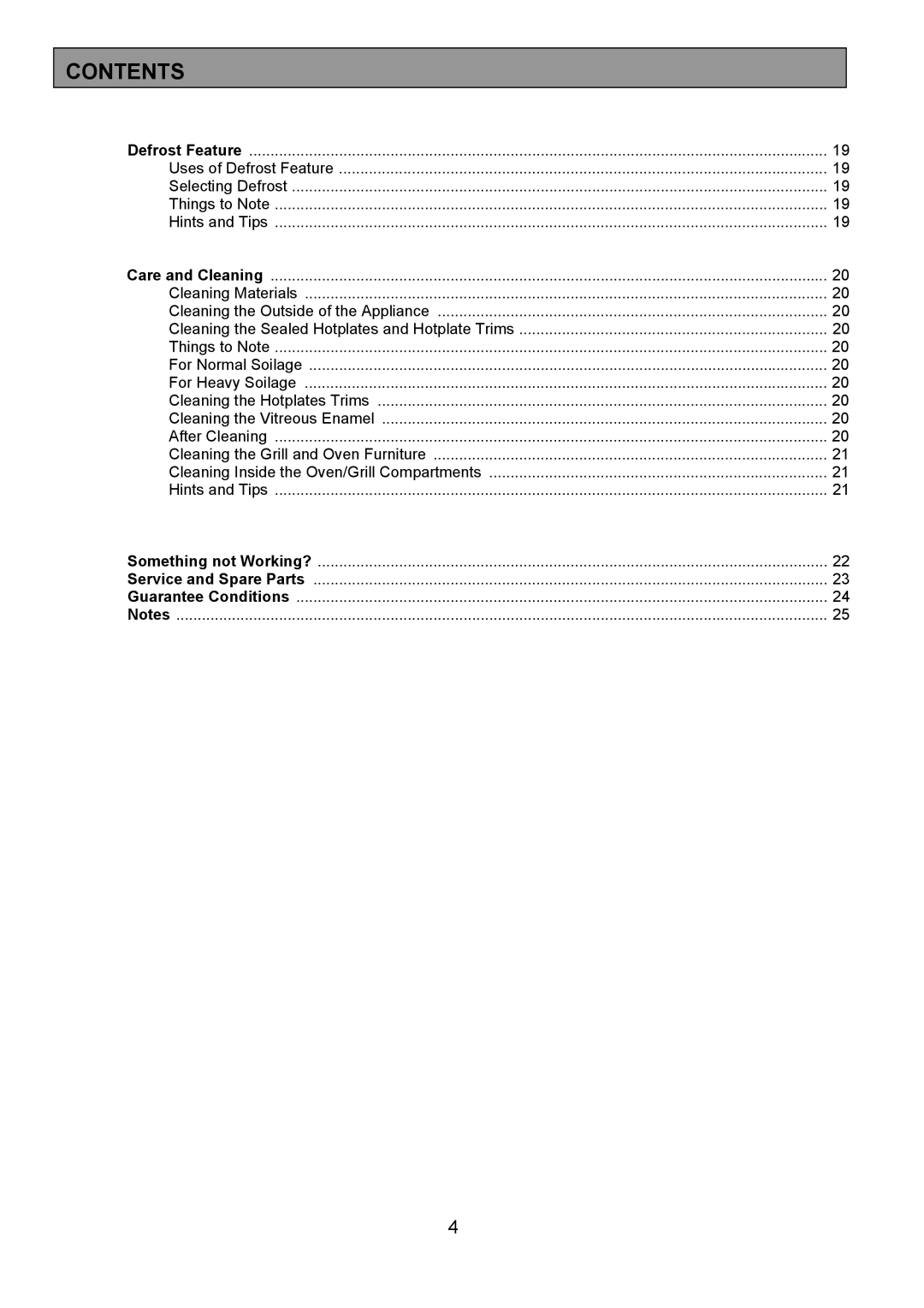 Tricity Bendix CSE327 installation instructions Contents 