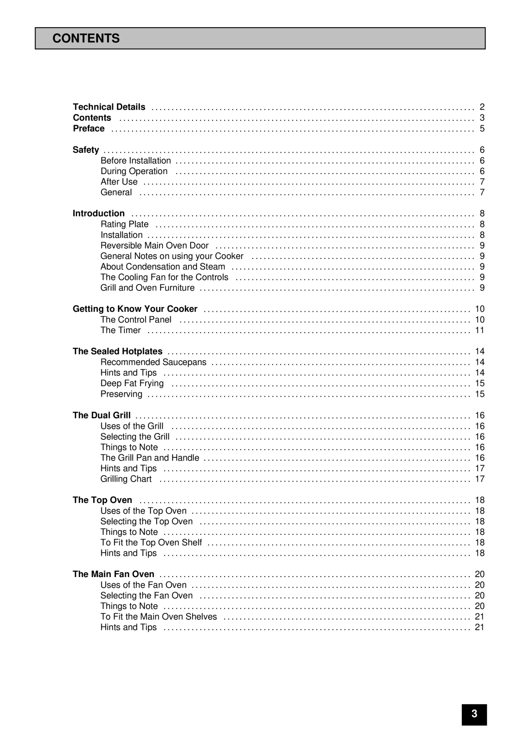 Tricity Bendix CSI 2400 installation instructions Contents 