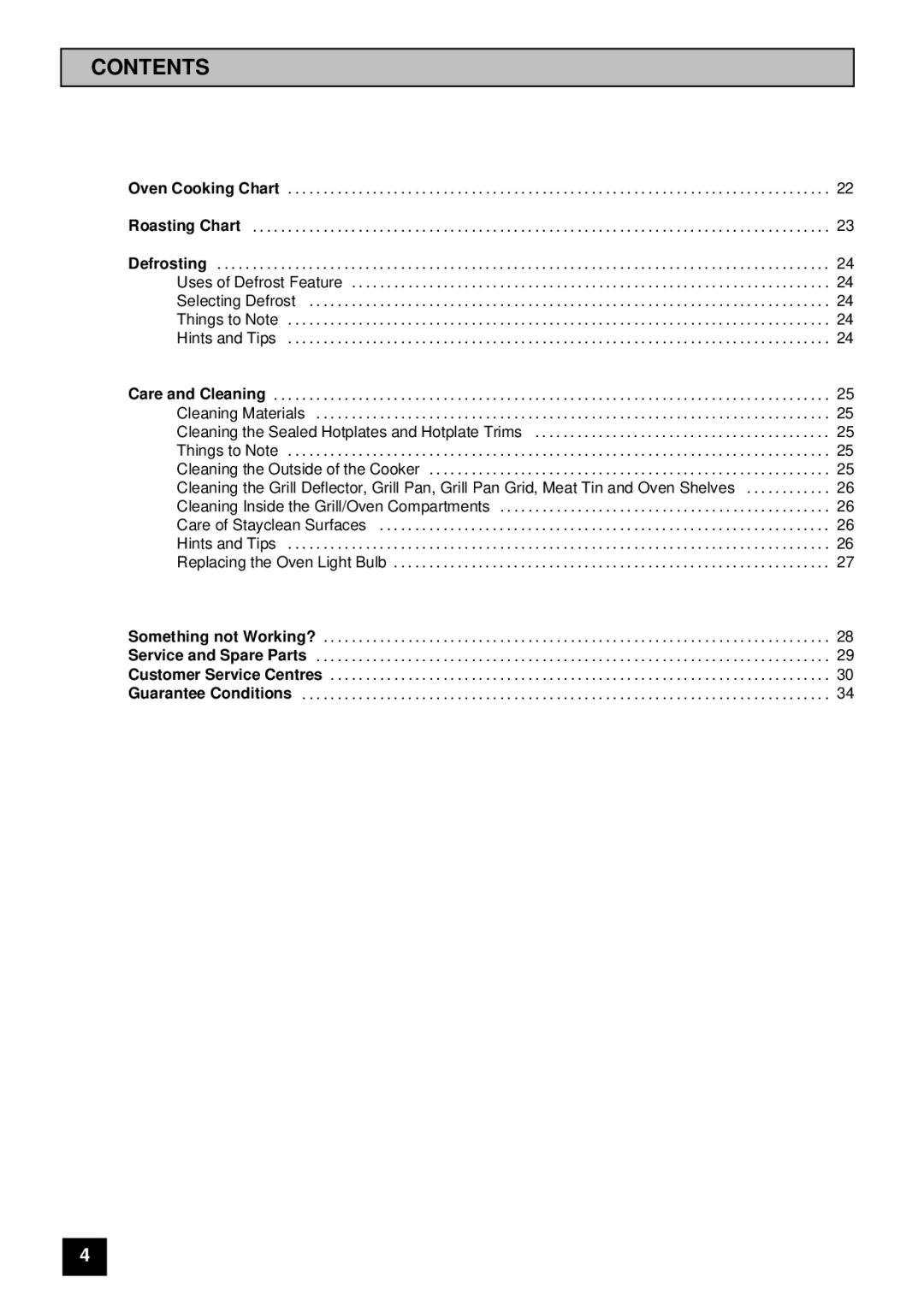 Tricity Bendix CSI 2400 installation instructions Contents 