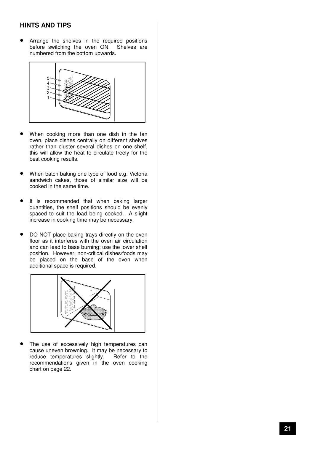 Tricity Bendix CSIE 510 installation instructions Hints and Tips 