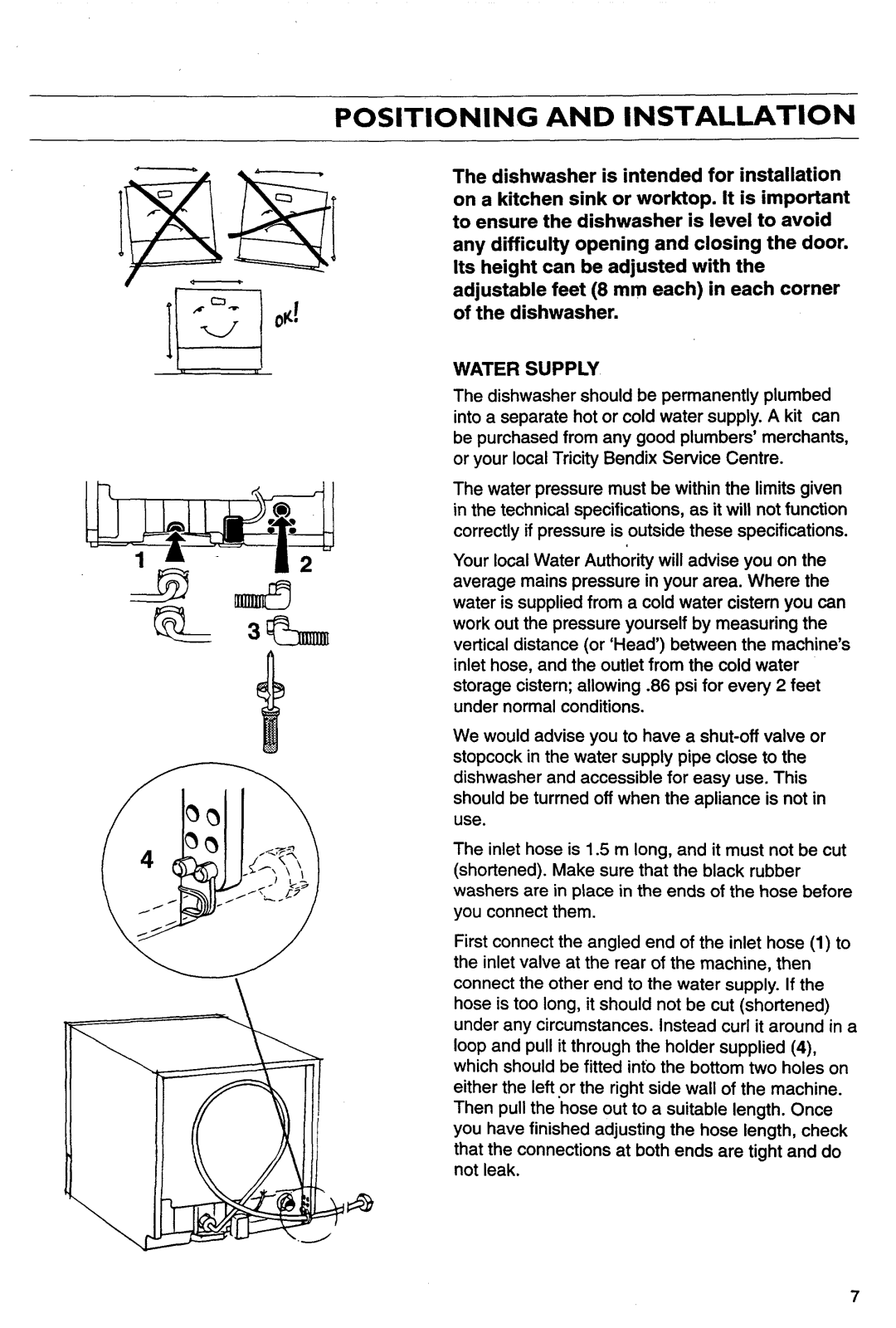 Tricity Bendix DH040 manual 